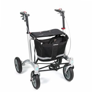 Trionic Walker 12er premium outdoor rollator with seat and basket